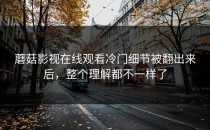 蘑菇影视在线观看冷门细节被翻出来后，整个理解都不一样了